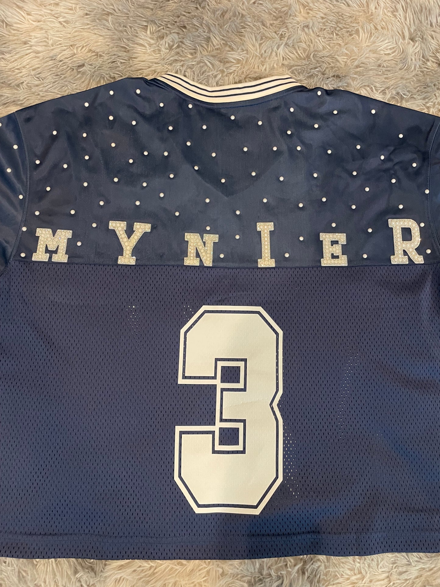 Pearly Blue Hockey Jersey