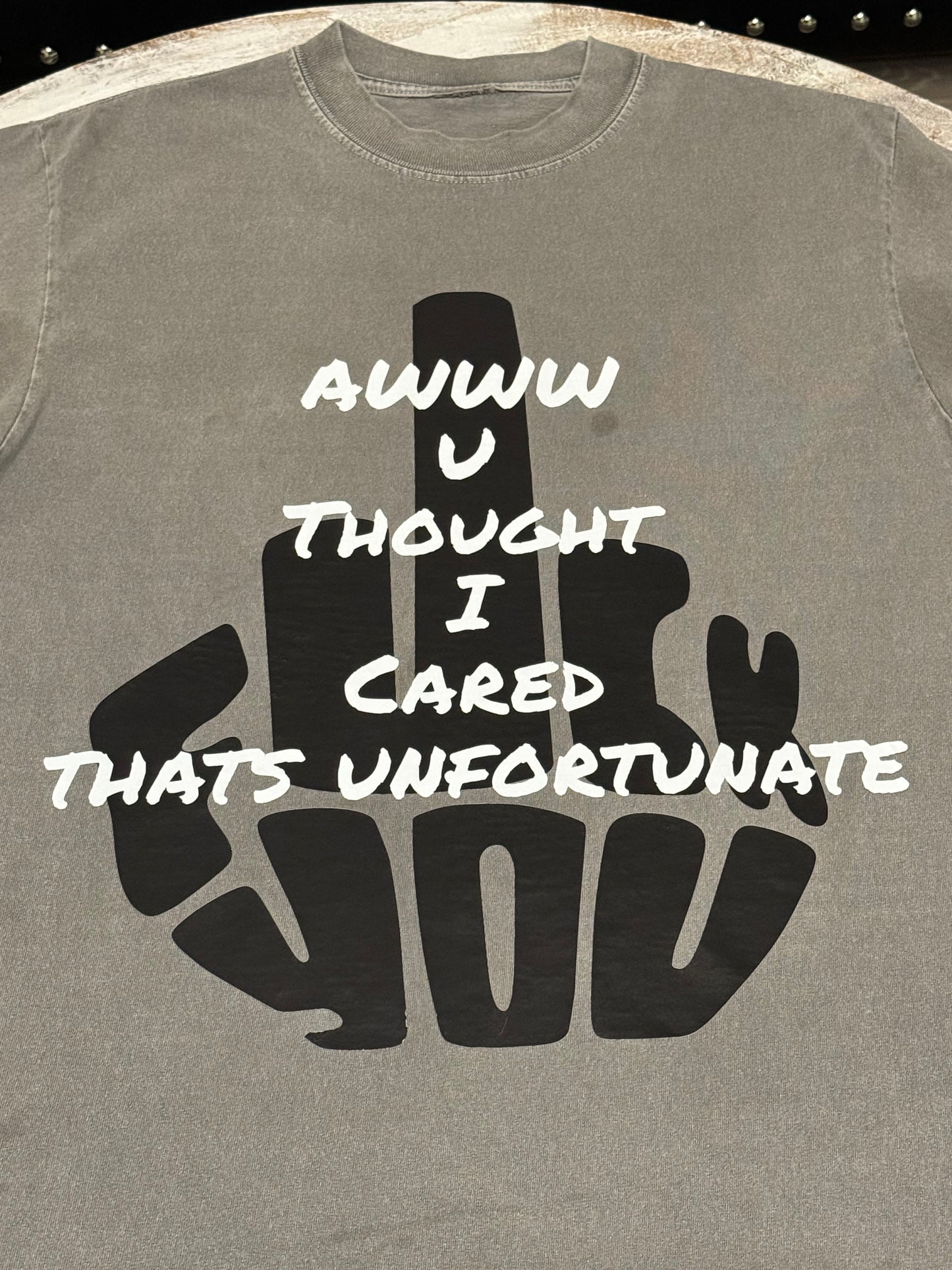 “U Thought I Cared” T-shirt (Multiple colors)