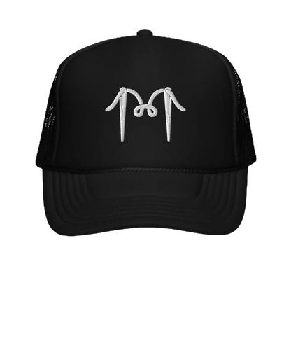 “M Logo” Black Foam Trucker Cap (Multiple Colors)